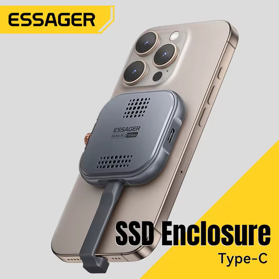 Essager Boîtier SSD Externe M.2 NVMe 2230 Magnétique MagSafe 10Gbps - Arsenal HANTKO
